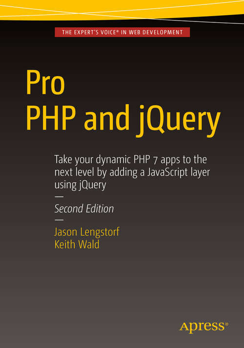 Book cover of Pro PHP and jQuery (2nd ed.)