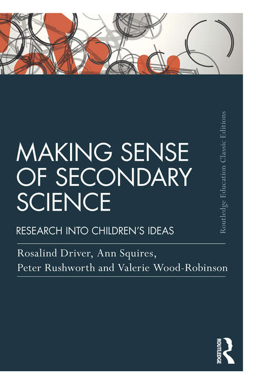 Book cover of Making Sense of Secondary Science: Research into children's ideas (2)