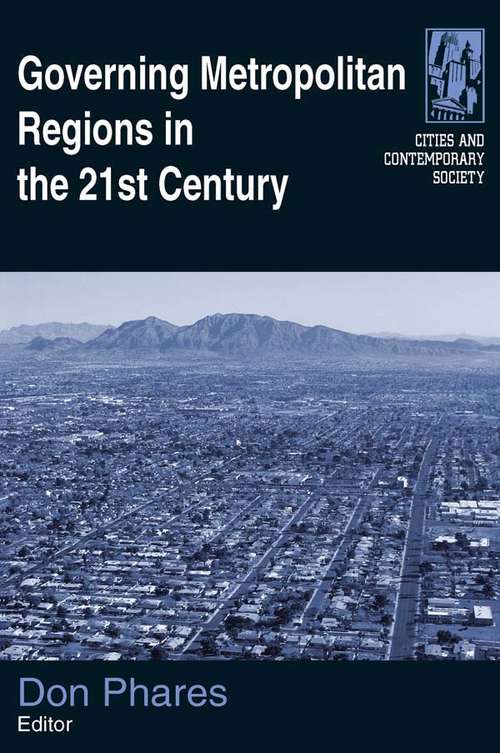 Book cover of Governing Metropolitan Regions in the 21st Century