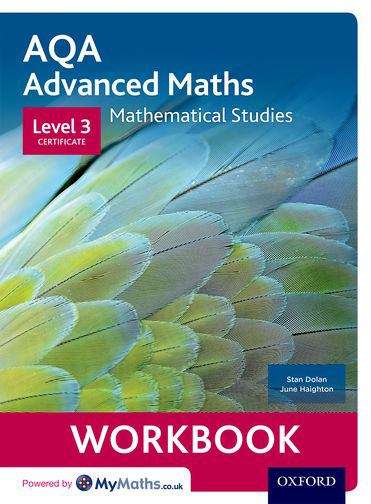 Book cover of AQA Mathematical Studies Workbook: Level 3 Certificate (PDF)
