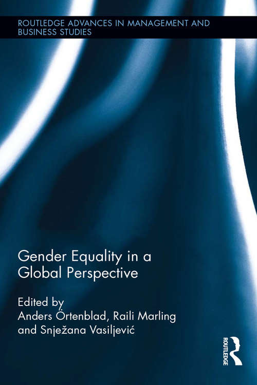 Book cover of Gender Equality in a Global Perspective (Routledge Advances in Management and Business Studies)