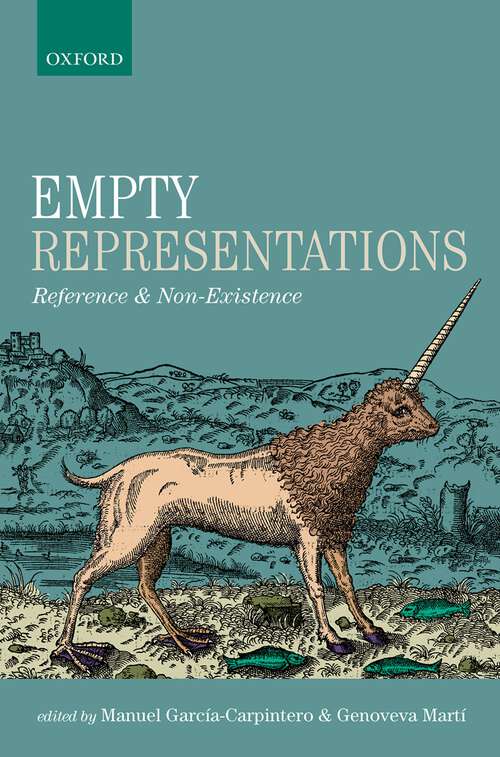 Book cover of Empty Representations: Reference and Non-Existence