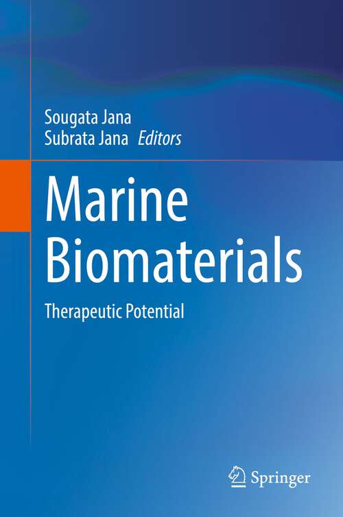 Book cover of Marine Biomaterials: Therapeutic Potential (1st ed. 2022)