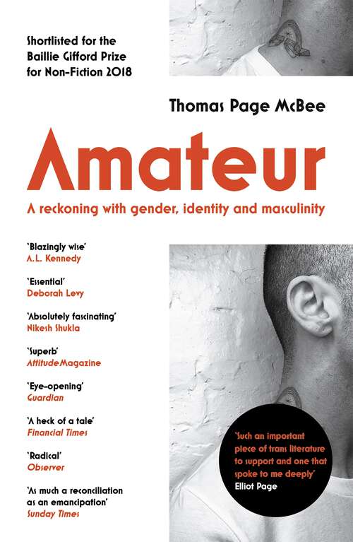 Book cover of Amateur: A Reckoning With Gender, Identity and Masculinity