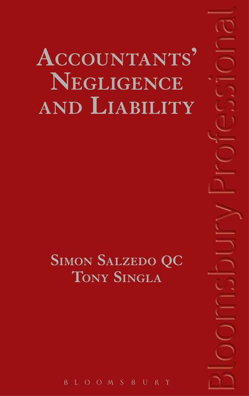 Book cover of Accountants' Negligence and Liability
