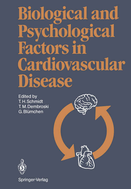 Book cover of Biological and Psychological Factors in Cardiovascular Disease (1986)