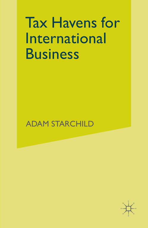 Book cover of Tax Havens for International Business (1st ed. 1994)