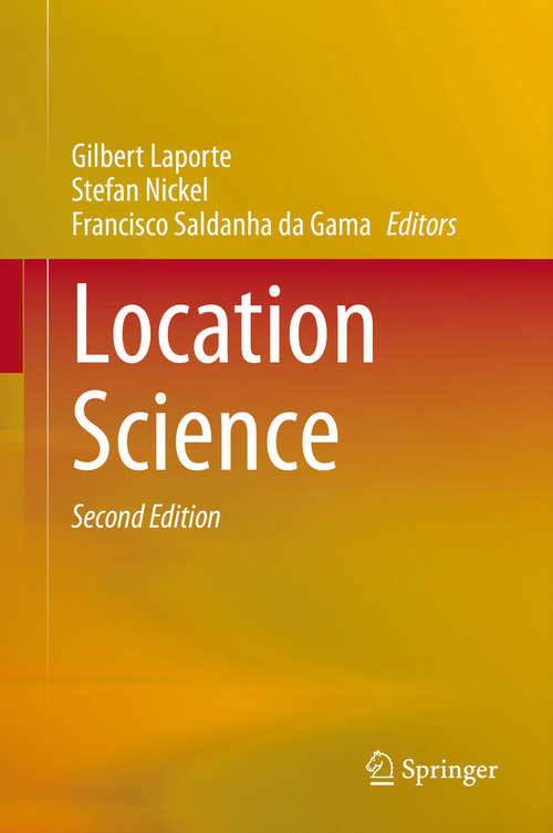 Book cover of Location Science (2nd ed. 2019)