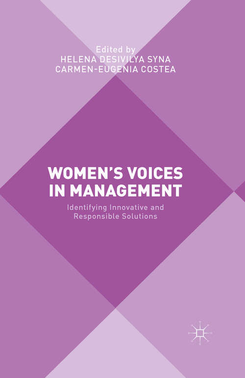 Book cover of Women's Voices in Management: Identifying Innovative and Responsible Solutions (1st ed. 2015)