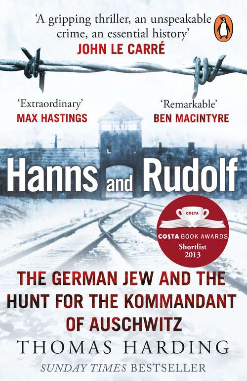 Book cover of Hanns and Rudolf: The German Jew and the Hunt for the Kommandant of Auschwitz