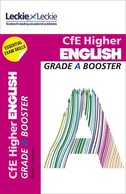 Book cover of CfE Higher English Grade Booster (PDF)