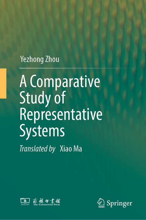 Book cover of A Comparative Study of Representative Systems
