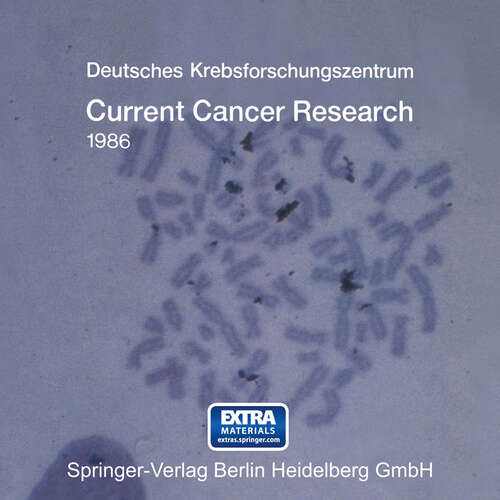 Book cover of Current Cancer Research 1986 (1986)