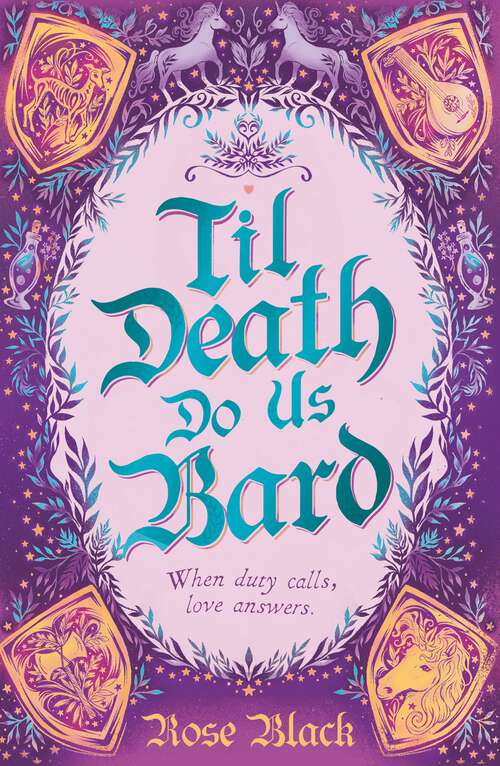 Book cover of Til Death Do Us Bard: A heart-warming tale of marriage, magic, and monster-slaying