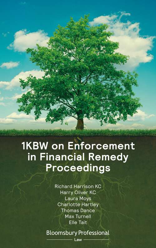 Book cover of 1KBW on Enforcement in Financial Remedy Proceedings (1 KBW on)