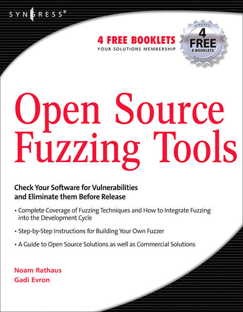 Book cover of Open Source Fuzzing Tools