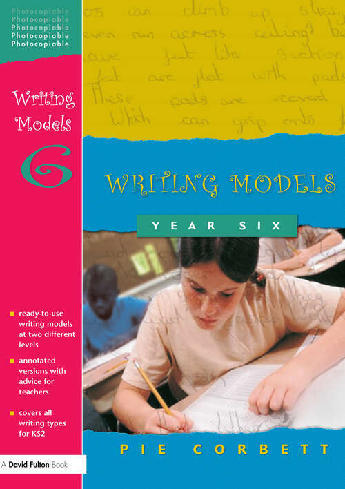 Book cover of Writing Models Year 6
