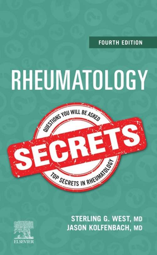 Book cover of Rheumatology Secrets E-Book (4) (Secrets)