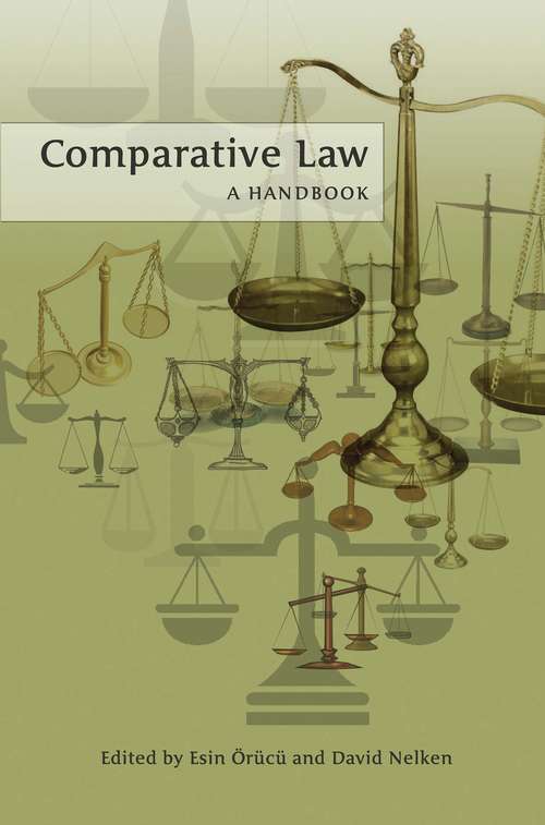 Book cover of Comparative Law: A Handbook