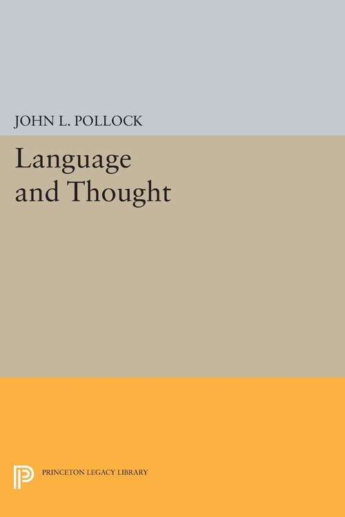 Book cover of Language and Thought