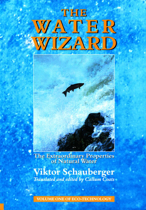 Book cover of The Water Wizard – The Extraordinary Properties of Natural Water: Volume 1 Of Renowned Environmentalist Viktor Schauberger's Eco-technology Series (Eco-technology Ser.: Vol. 1)