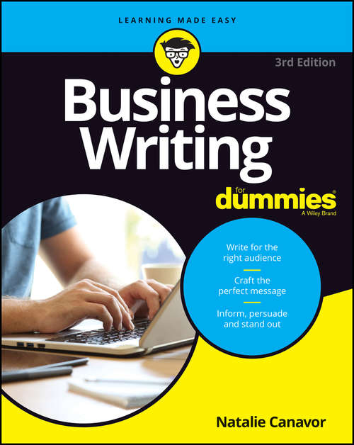 Book cover of Business Writing For Dummies (3)