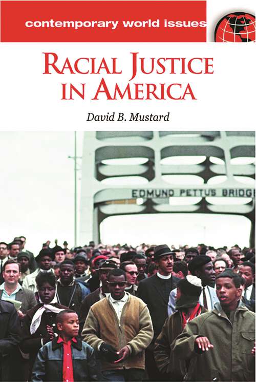 Book cover of Racial Justice in America: A Reference Handbook (Contemporary World Issues)