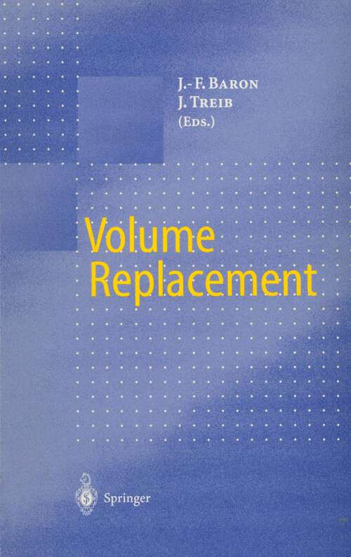 Book cover of Volume Replacement (1998)