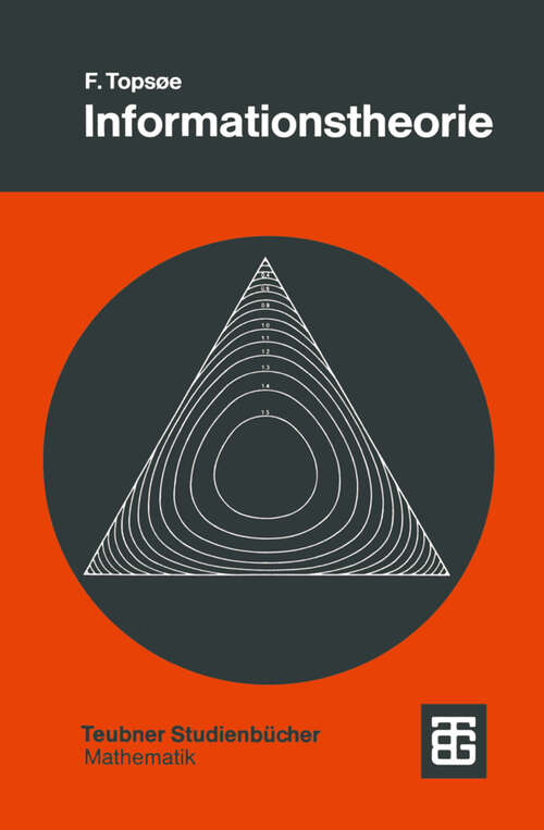 Book cover of Informationstheorie: Eine Einführung (1974) (Teubner Studienbücher Mathematik)