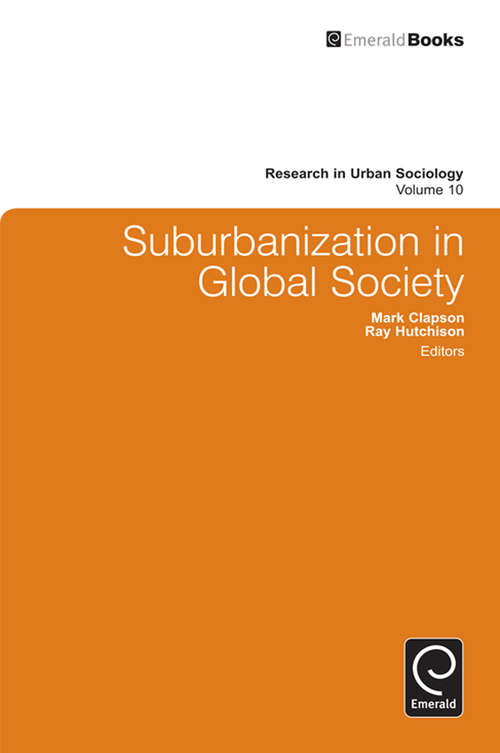 Book cover of Research in Urban Sociology (Research in Urban Sociology #10)