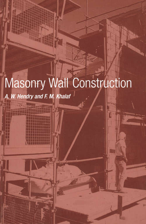 Book cover of Masonry Wall Construction