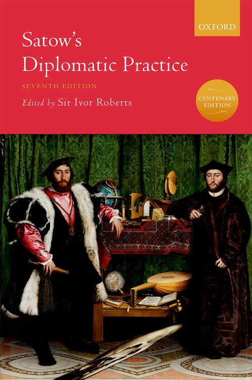 Book cover of Satow's Diplomatic Practice