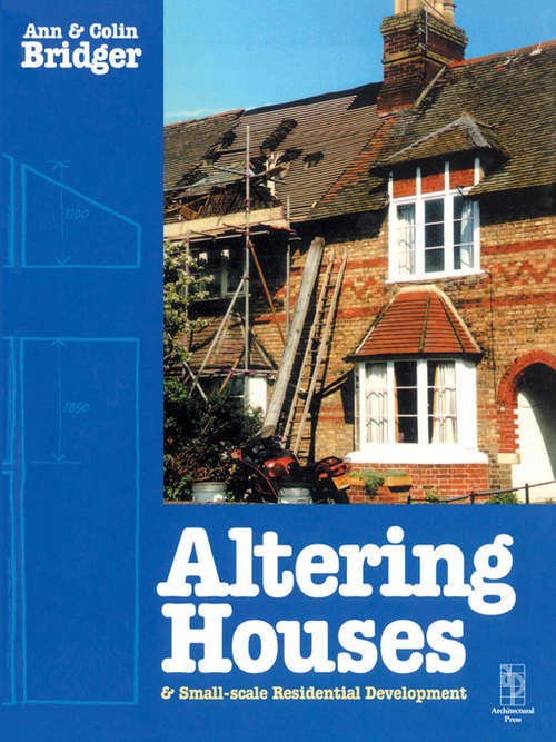 Book cover of Altering Houses and Small Scale Residential Developments