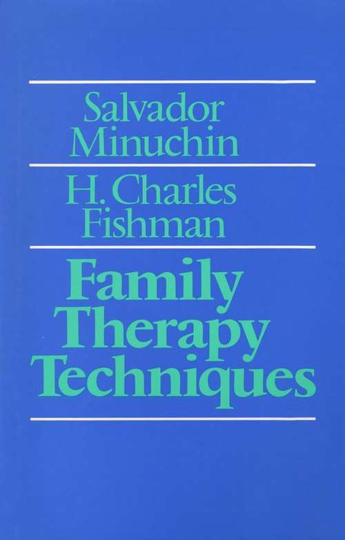 Book cover of Family Therapy Techniques
