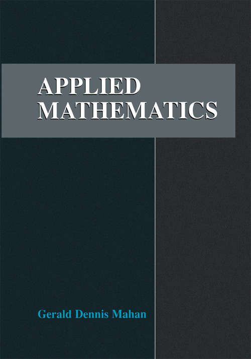 Book cover of Applied Mathematics (2002)