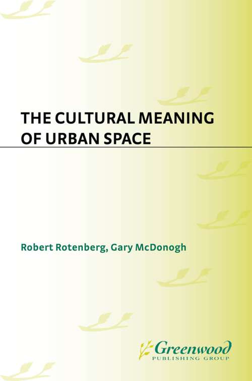 Book cover of The Cultural Meaning of Urban Space