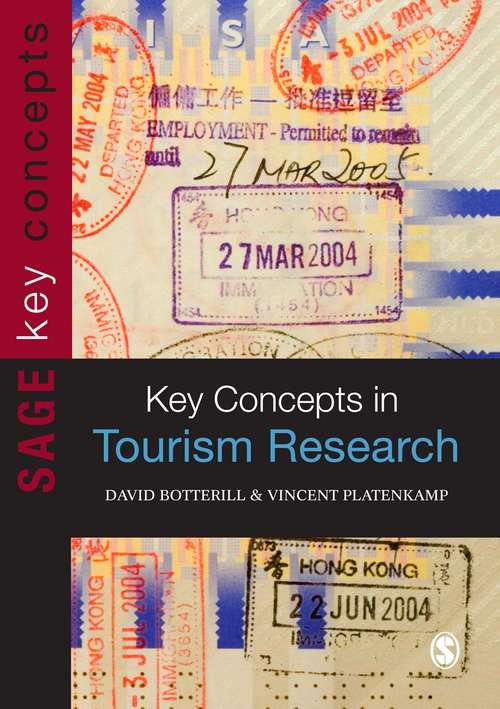 Book cover of Key Concepts in Tourism Research (PDF)