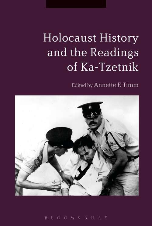 Book cover of Holocaust History and the Readings of Ka-Tzetnik