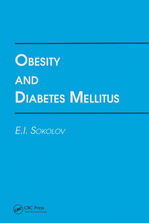 Book cover of Obesity and Diabetes Mellitus