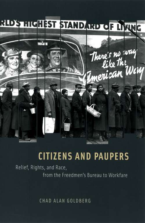 Book cover of Citizens and Paupers: Relief, Rights, and Race, from the Freedmen's Bureau to Workfare