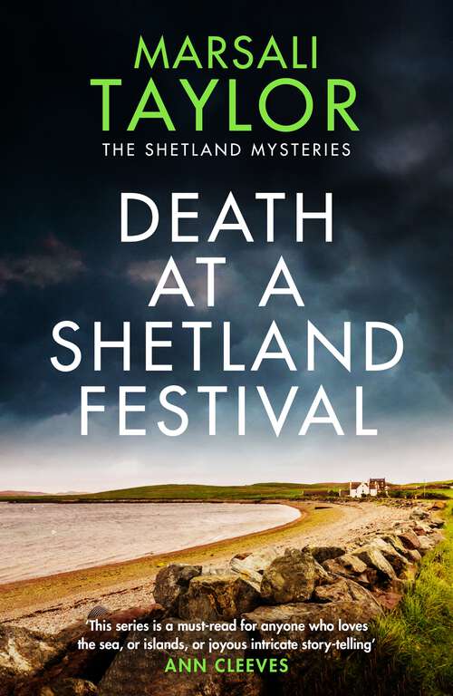 Book cover of Death at a Shetland Festival