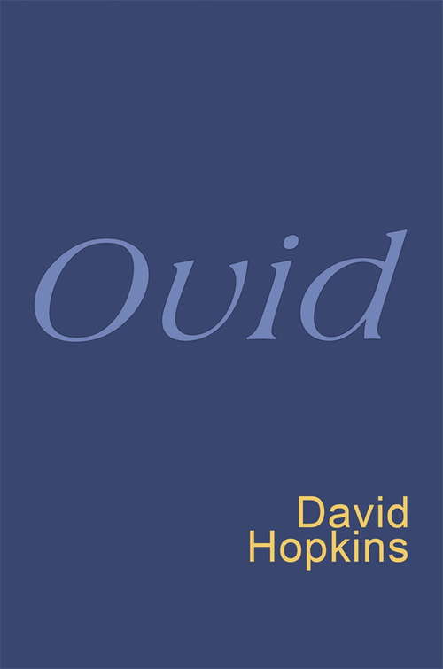 Book cover of Ovid: Everyman's Poetry