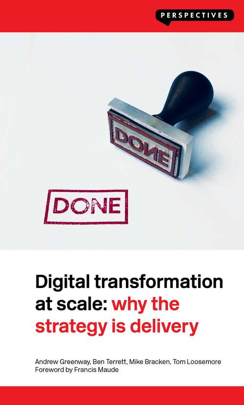 Book cover of Digital Transformation at Scale (PDF)