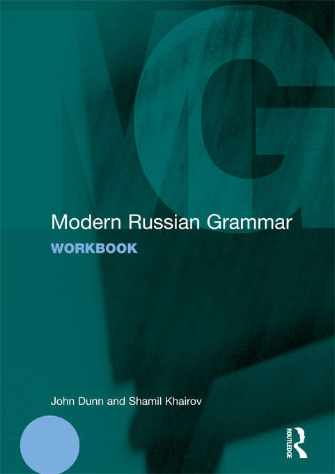 Book cover of Modern Russian Grammar Workbook