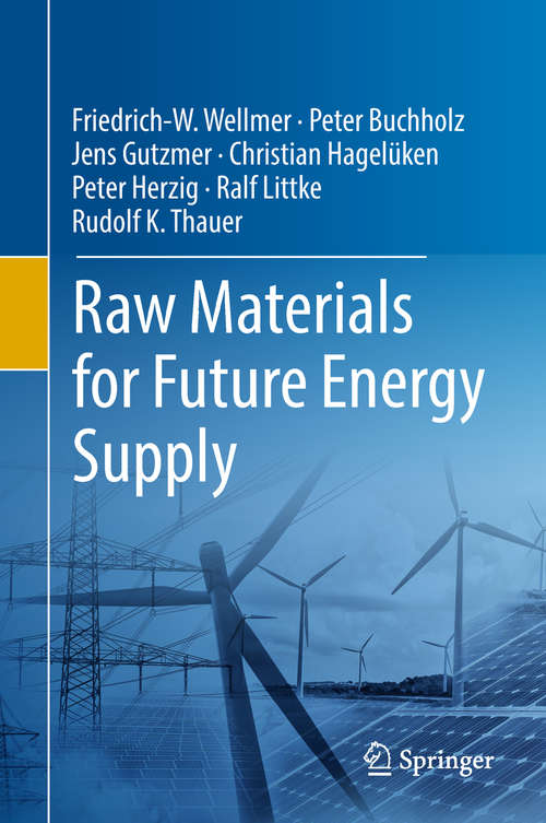 Book cover of Raw Materials for Future Energy Supply