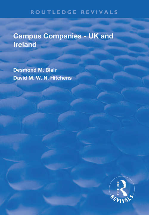 Book cover of Campus Companies: UK and Ireland (Routledge Revivals)