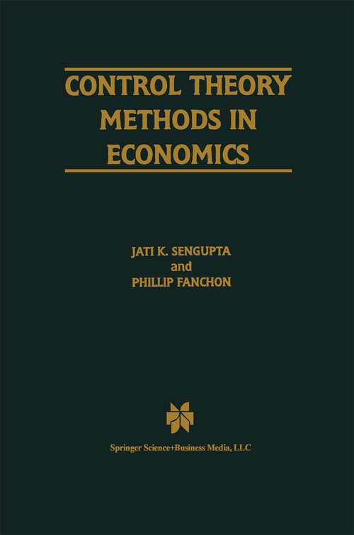 Book cover of Control Theory Methods in Economics (1997)