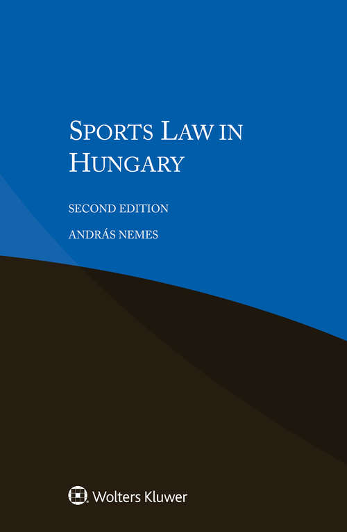 Book cover of Sports Law in Hungary (2)