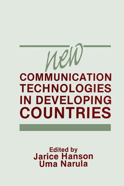 Book cover of New Communication Technologies In Developing Countries (PDF)