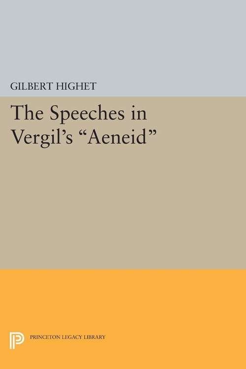 Book cover of The Speeches in Vergil's "Aeneid"